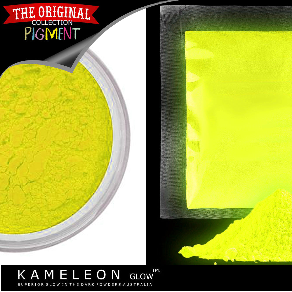 Yellow - Glow in the Dark Pigment