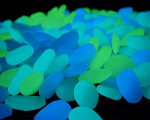 Glow in the Dark SKYBLUE Aggregate (Under 5mm) Size