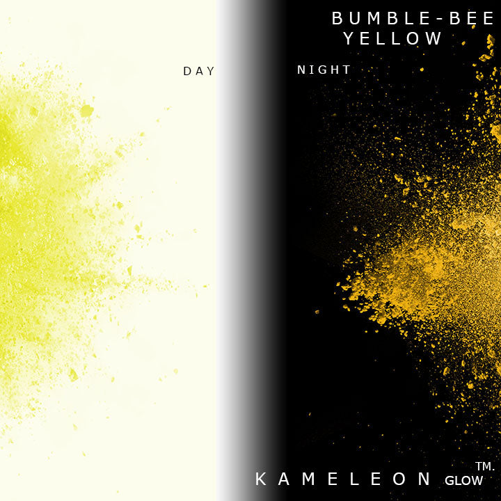 BUMBLE BEE YELLOW - Glow in the Dark pigment powder - ORIGINAL PIGMENT COLLECTION