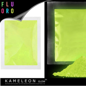 FLUORO YELLOW - Glow in the Dark pigment powder
