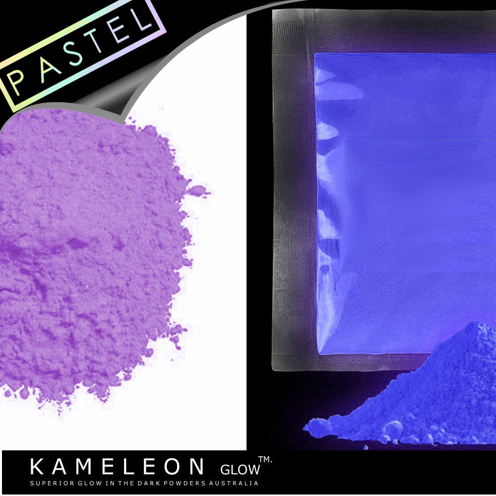PASTEL PURPLE - Glow in the Dark pigment powder