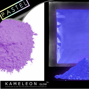 PASTEL PURPLE - Glow in the Dark pigment powder