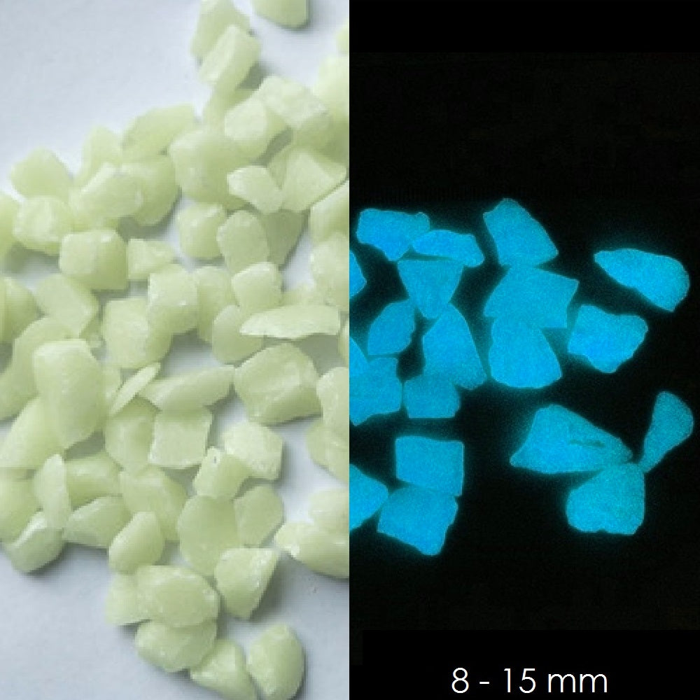 SKYBLUE - GLOW in the DARK STONES & AGGREGATE